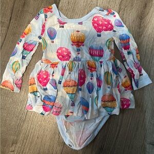 Little sleepies dress with bodysuit